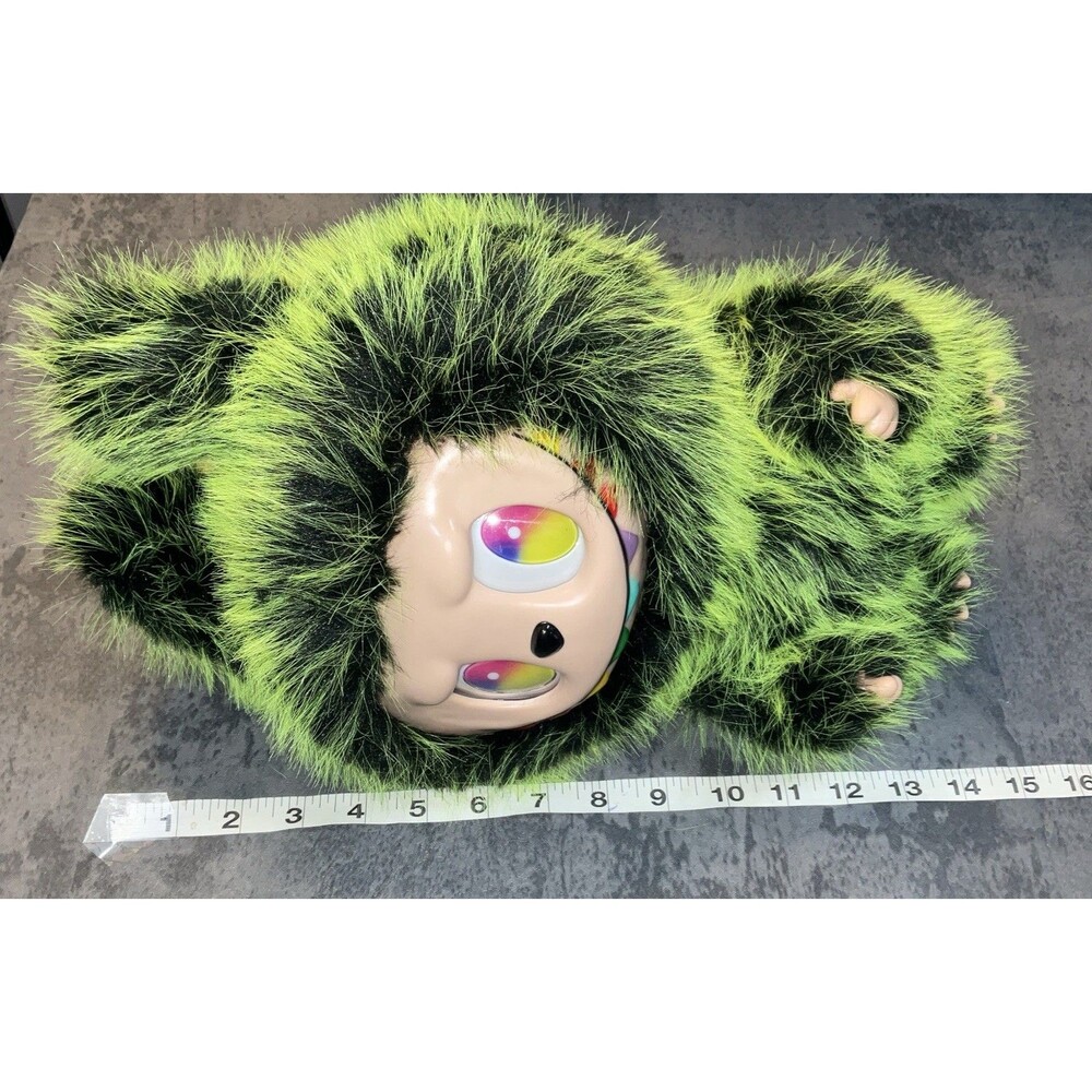 Pop Mart Labubu’’Little Kiwi’’15 Inch Long Neon Green - Picture 8 of 9